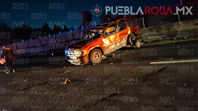 Tragedia en la Apizaco–Calpulalpan: copiloto muere al salir proyectado durante una volcadura