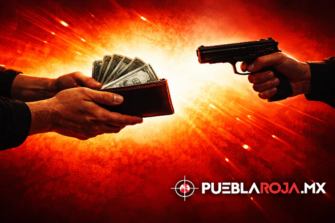 Asalto de 180 mil pesos en BBVA de San Diego Cholula: Tres sujetos encañonan a cuentahabiente
