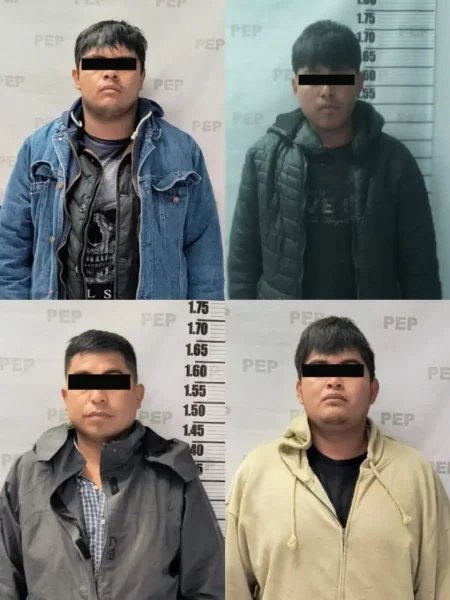 Detiene Policía Estatal a cuatro presuntos asaltantes de transporte de carga