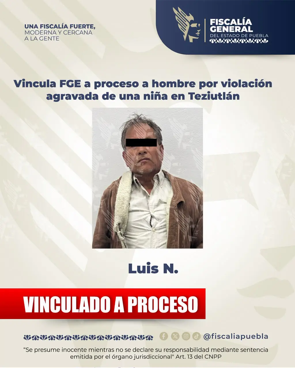 Cae en Puebla hombre buscado por homicidio ocurrido hace 11 años en Iztapalapa