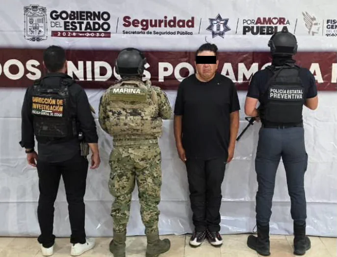 Detienen fuerzas de seguridad a masculino tras operativo en el mercado Morelos