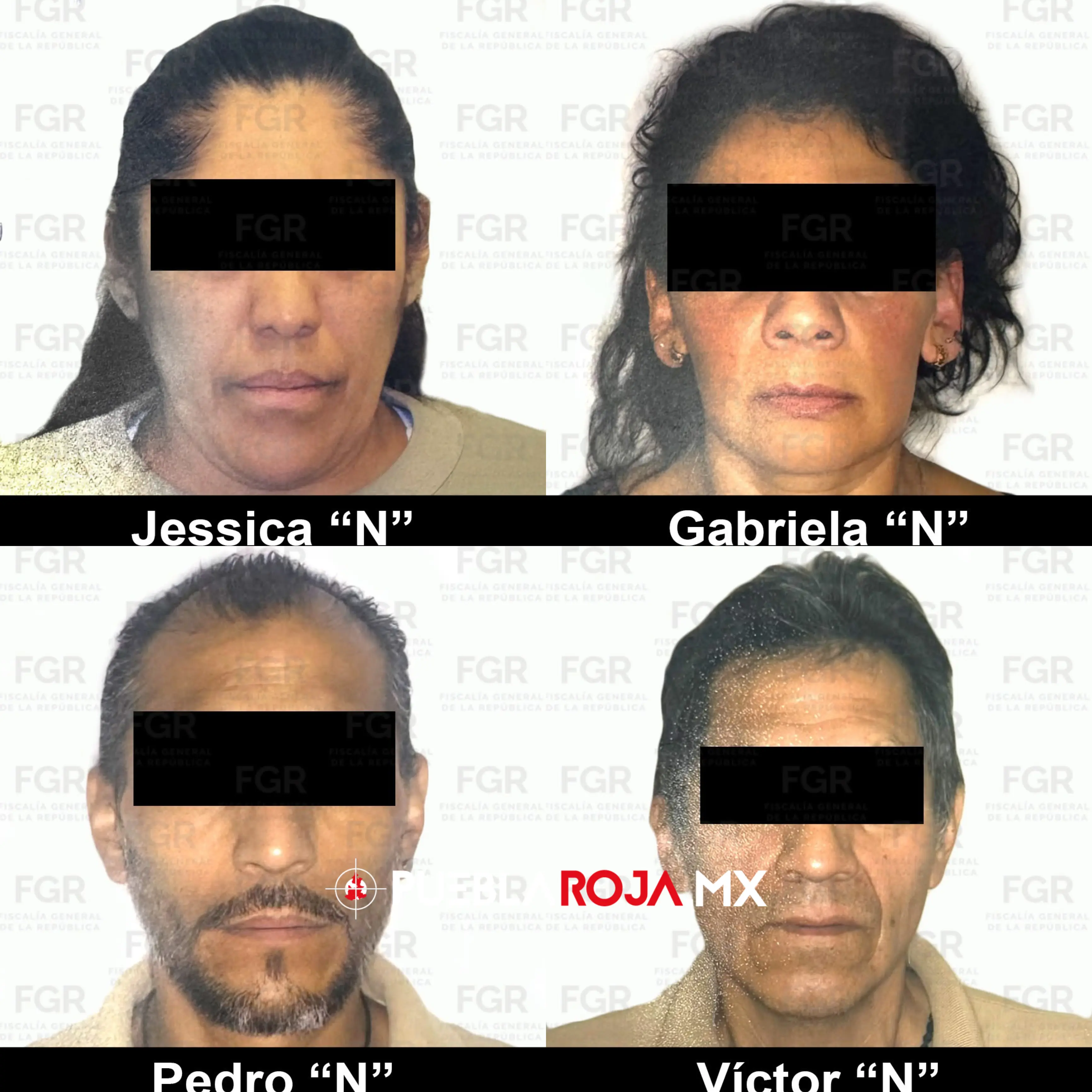 FGR logra condena de 41 años de cárcel contra cuatro personas por secuestro agravado y delincuencia organizada