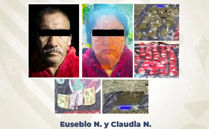 Caen dos por presunta venta de drogas tras cateo en Tianguismanalco
