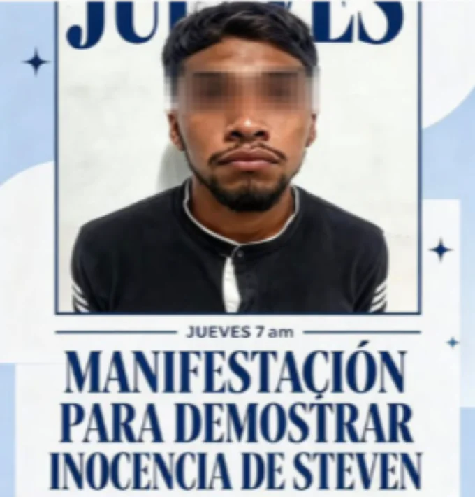 Se manifiestan en Totimehuacán para exigir libertad de Hugo y Steven; audiencia se reanuda el viernes