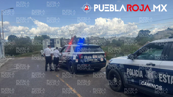 Policía de Camino recuperó en Amozoc camioneta robada a repartidor de Danone