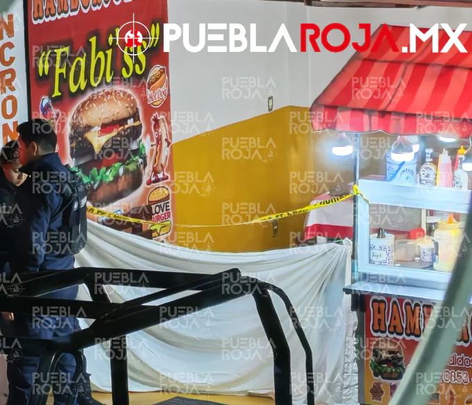 Ejecutan a balazos a un hombre dentro de una hamburguesería en Texmelucan
